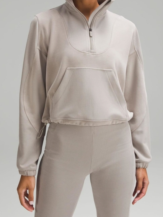 lululemon athletica Tops - $118 Lululemon Brushed Softstreme Half Zip Pullover Size 6